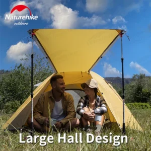 Naturehike 2023 NEW outdoor 2-4 Person Camping Tent Ultralight 2.1kg Portable Hiking Travel family tent Waterproof P2000 UPF50+