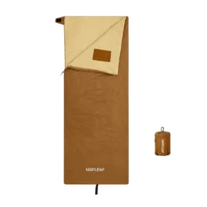 Mapleaf Splicable Sleeping Bag Portable Waterproof Compact Lightweight Compression Sack Camp Hiking Disaster prevention