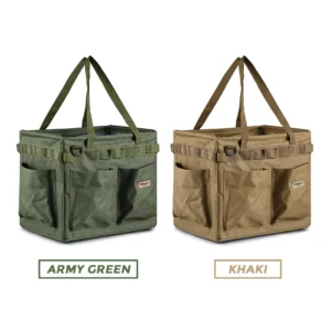 Camping Tool Bag Travel Cookware Water Bottles Bag Large Capacity Collapsible Camping Gear Tool Storage Bag Box Carry Case