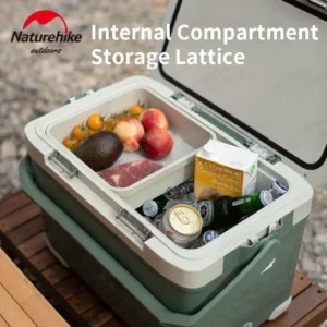 Naturehike Camping Cooler Box 22/30L18-36H Food Fruit Cold Ice Bucket Fridge Large Capacity Picnic Outdoor PP Portable Incubator