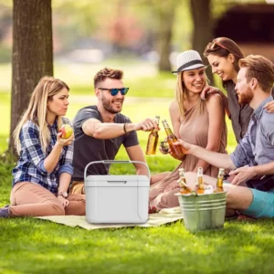 Portable Cooler 5.5L Picnic Cooler Insulated Chiller For Outdoor Concerts Backyard BBQ Road Trips Hunting Boating Beach Hiking