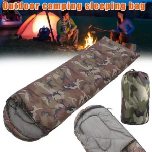 Outdoor Sleeping Bag Ultralight Winter Cotton Sleeping Bag Warmth Single Person Sleeping Bag Envelope Camping Sleeping Bags