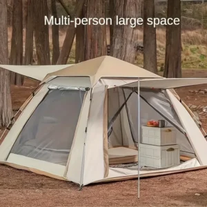 2025 New 5-8 Person Tent Outdoor Automatic Quick Open Waterproof Camping Tent Family Outdoor Instant Setup Tent with Carring Bag