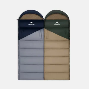 Naturehike PL02 Camping Sleeping Bag With Hood Polyester Cotton Quilt Portable Warm Outdoor Travel Sleeping Bag Can Washable