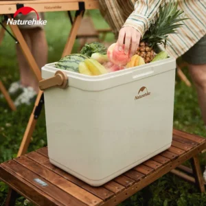 Naturehike 13L/24L/33L Outdoor Insulation Box 3 In 1 Food Drink Cooler Box Camping Portable Antibacterial 24H Cold Storage Box