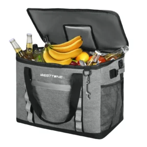 WESTTUNE 75 Cans Soft Cooler Bag Collapsible Cooler Ice Chest Large Leakproof Camping Cooler Portable Cooler for Travel Beach