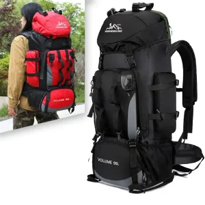 90L Waterproof Hiking Camping Backpack Trekking Bag Rucksack Large Capacity Travel Outdoor Sports Bags Camping Equipments